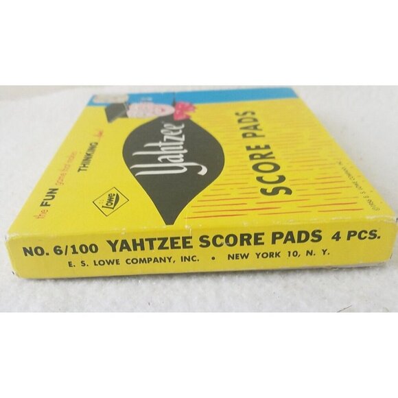 1972 Vintage Yahtzee Score Sheets Cards tokens rules booklet multiple pads - Picture 6 of 8